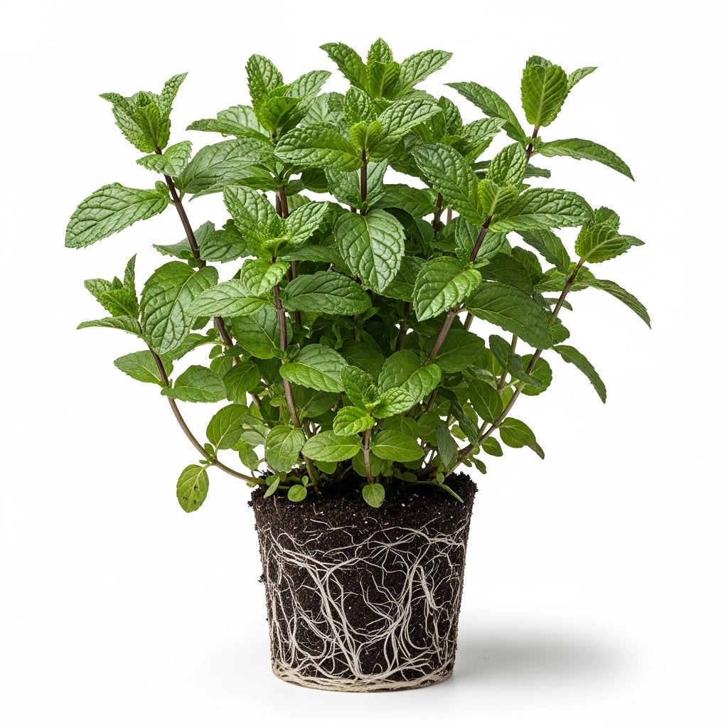 2 Spearmint Plant, 3" Pot, Fresh Herb Plants Live, Mint Plants for Inside Windowsills or Outdoor Garden Beds