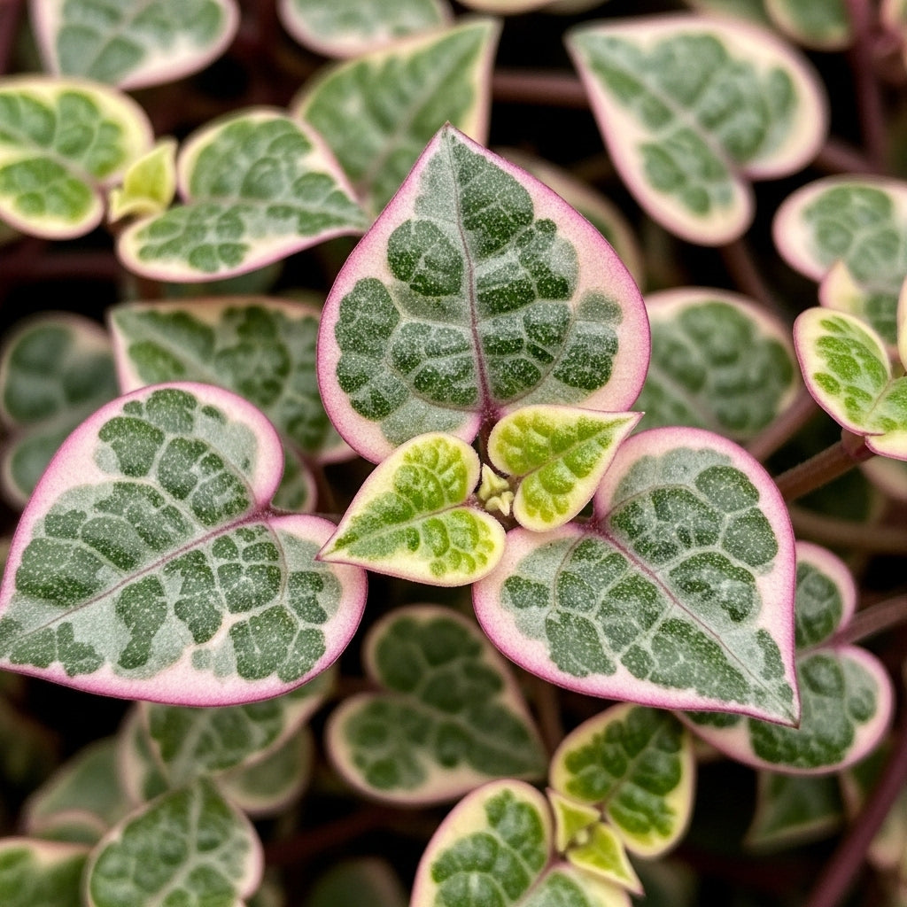 Succulents Plants Live 6” Inch Variegated String of Hearts Plant Live | Rare Variegated Ceropegia Woodii | Perfect for Hanging Planters & Living Wall Displays