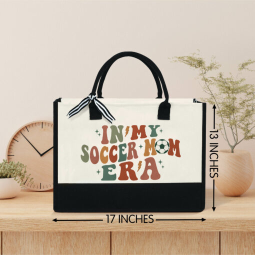 Gingerglowgifts Soccer Mom Tote Bag, In My Soccer Mom Era Bag, Mother's Day Gift MLN2799TTH