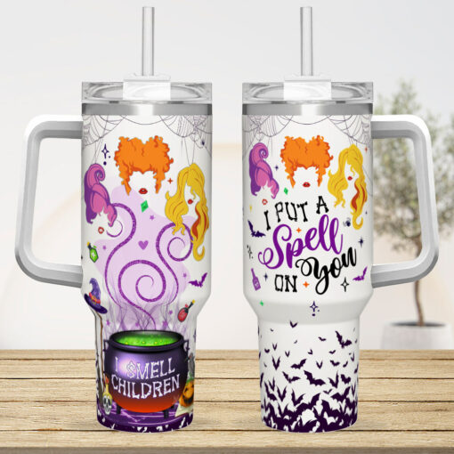 Gingerglowgifts Halloween Three Witches, I Smell Children Tumbler 40oz MLN1876TTH