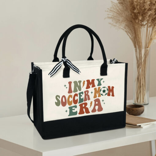 Gingerglowgifts Soccer Mom Tote Bag, In My Soccer Mom Era Bag, Mother's Day Gift MLN2799TTH