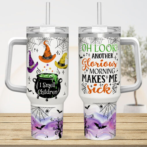 Gingerglowgifts Three Witches Halloween, I Smell Children Tumbler 40oz MLN1862TTH