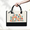 Gingerglowgifts It's a Good Day To Teach Coping Skill, School Counselor Tote Bag, Gift For Teacher MLN1354PTL