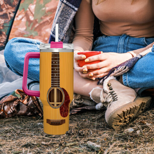 Gingerglowgifts Guitar Tumbler 40oz, Where Words Fail Music Speaks Tumbler MLN2970LTH