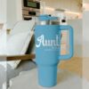 Gingerglowgifts Personalized Aunt Like A Mom, Only Cooler Engraved Tumbler 40oz TPT1496TNB