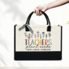 Gingerglowgifts Teachers Day Gifts, Teachers Plant Seeds That Grow Forever Tote Bag TPT1517TNB