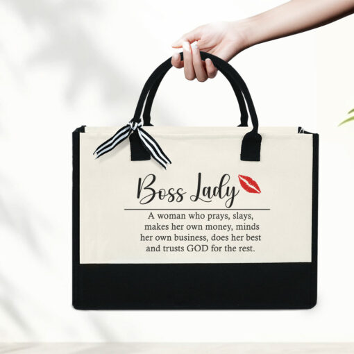 Gingerglowgifts Boss Lady Gifts, Tote Bag Gift For Boss, Manager, Chaos Coordinator Tote Bag TQN811TBPTL