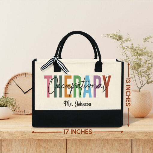 Gingerglowgifts Personalized Occupational Therapist, OT COTA Tote Bag MLN2030TTH