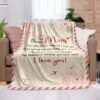 Gingerglowgifts Mother's Day Gift For Mom, How Much I Love You, Mom Fleece Blanket TPT1536NTH