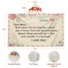 Gingerglowgifts Dear Mom I Love You, Gifts For Mom, Mothers Day, Christmas, Birthday Hooded Blankets TQN2290LTH