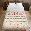 Gingerglowgifts Mother's Day Gift For Mom, How Much I Love You, Mom Fleece Blanket TPT1536NTH