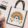 Gingerglowgifts Personalized Autism Teacher It Takes A Special Teacher To Hear What A Child Can't Say Tote Bag TQN2973TNB