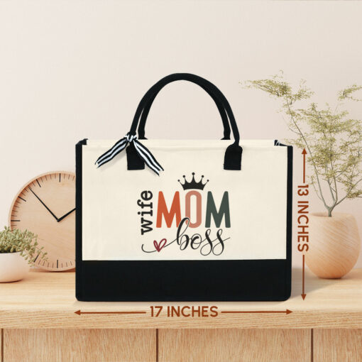 Gingerglowgifts Wife Mom Boss Gifts For Mom Mothers Day Gifts Totebag