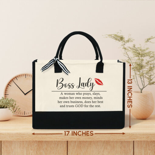 Gingerglowgifts Boss Lady Gifts, Tote Bag Gift For Boss, Manager, Chaos Coordinator Tote Bag TQN811TBPTL