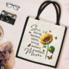 Gingerglowgifts Mom Sunflower Mother's Day Gift For Mom Tote Bag TQN2978TNB