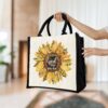 Gingerglowgifts Personalized God Says You Are, Bible Sunflower Tote Bag TPT1820NTH