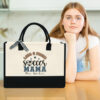 Gingerglowgifts Personalized Loud And Proud Soccer Mama, Mom Tote Bag TPT1721LTH