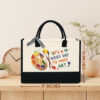 Gingerglowgifts Personalized Art Teacher, It's A Good Day To Make Art, Teacher Tote Bag MLN2114TTH