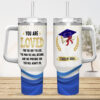 Gingerglowgifts Personalized Graduation Gift For Son Custom Name And School Class Of 2024 Tumbler 40oz TQN2868NTH