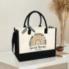 Gingerglowgifts Personalized SLP Gift, Everyone Deserves a Voice Speech Therapist, SLP Tote Bag MLN1460TNB