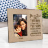 Gingerglowgifts Personalized Gifts For Son, You Are Loved Leather Photo Frame TPT1741TTH