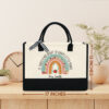 Gingerglowgifts Personalized Teacher Gift, It's Take a Big Heart, Teacher Tote Bag MLN1370TTH