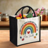 Gingerglowgifts Personalized Autism Teacher It Takes A Special Teacher To Hear What A Child Can't Say Tote Bag TQN2973TNB