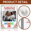 Gingerglowgifts Personalized Gift For Mom, Love Is The Piece Acrylic Magnetic Frame TPT1764PS