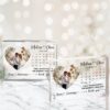 Gingerglowgifts Personalized Anniversary Gifts, Couple, Wedding Gifts for Lover Acrylic Magnetic Frame TPT1722TTH