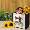 Gingerglowgifts Personalized Sewciopath Tote Bag, Funny Sewing Bag, Gift For Mom Grandma MLN2954TTH