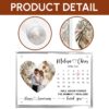 Gingerglowgifts Personalized Anniversary Gifts, Couple, Wedding Gifts for Lover Acrylic Magnetic Frame TPT1722TTH