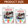 Gingerglowgifts Personalized Gift For Mom, Love Is The Piece Acrylic Magnetic Frame TPT1764PS