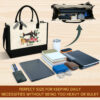 Gingerglowgifts Personalized Sewing Machine For Grandma, Mother's Day, Her Birthday, Sewing Machine Tote Bag MLN2131TNB