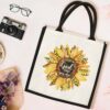 Gingerglowgifts Personalized God Says You Are, Bible Sunflower Tote Bag TPT1820NTH