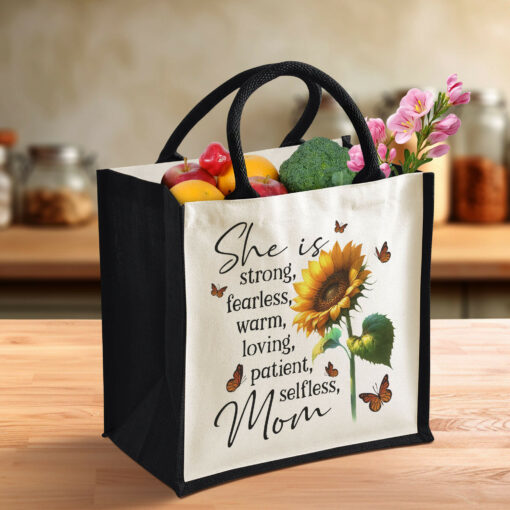 Gingerglowgifts Mom Sunflower Mother's Day Gift For Mom Tote Bag TQN2978TNB