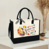 Gingerglowgifts Personalized Art Teacher, It's A Good Day To Make Art, Teacher Tote Bag MLN2114TTH