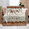 Gingerglowgifts Mom We Hope Everytime You Snuggle This Blanket We Love You Fleece Blanket, Gifts For Mom MLN2936PS