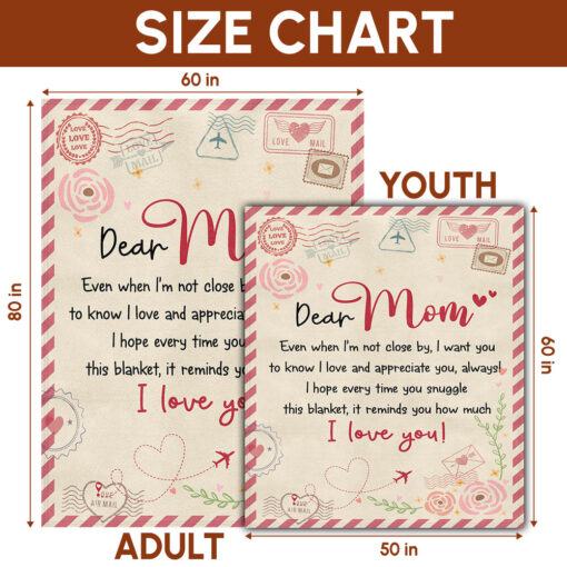 Gingerglowgifts Mother's Day Gift For Mom, How Much I Love You, Mom Fleece Blanket TPT1536NTH