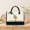 Gingerglowgifts Teacher Floral Flower Jar, Teacher Tote Bag, Helping Little Minds Grow MLN2868PTL