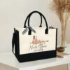 Gingerglowgifts Personalized Nail Artist Gifts, Nail Boss Tote Bag TQN2170PTL