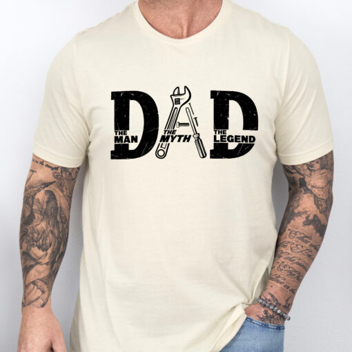 Gingerglowgifts Father's Day Tee, T-shirt Gifts For Dad, Dad Tools T-shirt HTT62HVN