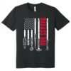 Gingerglowgifts Gift For Dad, Badass Dad American Flag Tee, Dad Tool T-shirt VTM78DNV