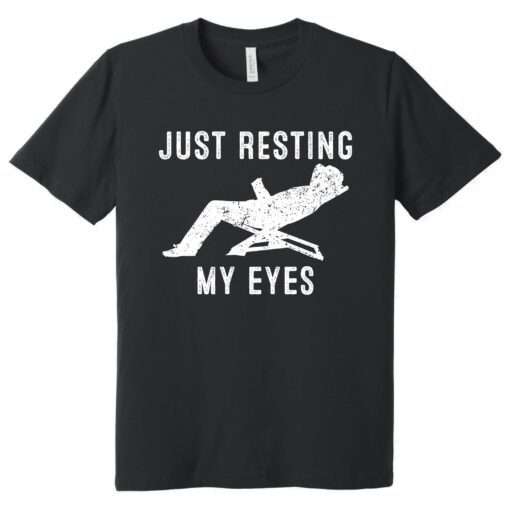 Gingerglowgifts Father's Day Gift, Tired Dad Tee, Just Resting My Eyes T-Shirt VTM80DNV