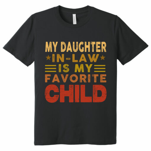 Gingerglowgifts Gift For Dad, Father's Day Tee, Favorite Daughter In Law T-Shirt VTM73HVN