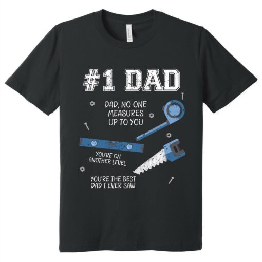 Gingerglowgifts Father's Day Tee, Gift for Dad, #1 Dad Tool T-Shirt VTM82DNV