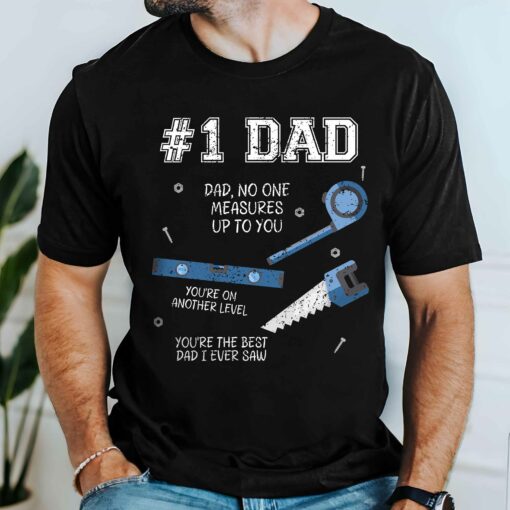 Gingerglowgifts Father's Day Tee, Gift for Dad, #1 Dad Tool T-Shirt VTM82DNV