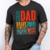 Gingerglowgifts Gift For Father's Day, Christian Dad Tee, He is Dad T-Shirt VTM63DNV