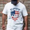 Gingerglowgifts Father's Day Gift, Tee For Dad, All American Dad T-Shirt VTM85DNV