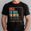 Gingerglowgifts Gift For Uncle, Father's Day Tee, Uncle The Man T-Shirt VTM51HVN