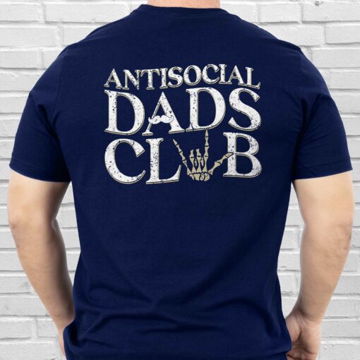 Gingerglowgifts Father's Day T-Shirt, Gift For Dad, Anti Social Dads Club T-Shirt VTM88DNV